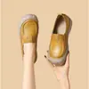 Nuevo Estilo Primavera y Otoño, Directo del Fabricante, Suela Suave Cómodos Planos Versátiles Slip-On Casuales Zapatos para Mujer, Zapatos Perezosos para Madres