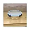Tazón de Vidrio Caja Conservadora de Frescura Vidrio de Borosilicato Alto Lonchera Uso Estudiantil Calentable Refrigerable Directo de Fábrica Vidrio de Borosilicato Alto