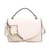Bolso de Moda para Mujer 2026 Simple Nuevo Llegada Bolso de Mano con Cadena Texturizada Bolso Cuadrado Pequeño Bolso de Hombro Cruzado con Personalidad Elegante