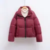 Pinghu Chi Xin Chaqueta Acolchada Cálida Suelta de Cuello Alto Simple para Mujer Moda de Invierno Chaqueta de Plumas