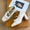 Zapatos Mary Jane de Moda Retro, Tacones Altos Estilo Hada, Nuevos Zapatos Elegantes Peludos Estilo Francés Invierno 2026