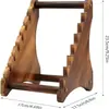 Soporte de Exhibición de Cuchillos de Madera para Uso Doméstico, Exhibición y Almacenamiento de Escritorio para Cuchillos de Fruta y Cuchillos de Utilidad, Soporte de Exhibición para Colocación en Mesa
