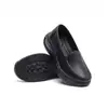 Zapatos de Enfermera Modelo Personalizado de Piel de Vaca Negra Cuero Genuino Transpirables Amortiguación de Aire Integrada Absorción de Impactos Antideslizantes No Cansan los Pies Zapatos de Trabajo para el Sector Médico y de la Salud