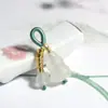 Acessórios de Pulseira e Colar com Pingente de Agata Natural e Cuia Tecidos à Mão Acessórios DIY Atacado em Estoque