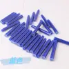 Caneta de caligrafia para estudante com tinta azul colorida apagável valor de cor Mo fácil de limpar bolsa de tinta em lata placa de pressão ajustável