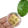 Adesivo de Celular Dourado Ouro Puro Peça de Ouro 999 Adesivo Princesa Por Favor Fique Rica e Próspera Todos os Dias Deus da Riqueza Dourado Presente de Aniversário