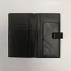 Couro Genuíno Personalizado de Fábrica, Simples e Estiloso, Manual Universal com Múltiplos Porta-Cartões, Capacidade Suficiente e Fácil de Transportar Capa Livro