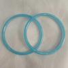 Pulseira Passo a Passo Imitação de Jade Vidro Azul Leite Pulseira Sino Menina Estilo Antigo Acessórios Dinastia Han Melhor Amiga Mesmo Estilo Jadeíta
