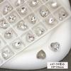 K9 Strass de Arte de Unha de Alta Qualidade Branco com Verso Pontiagudo Coração Oval Retangular Irregular Acessórios Decorações