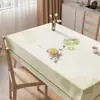 2026 Nuevo Estilo Mantel Floral Fresco Impermeable a Prueba de Aceite Aislante Térmico Resistente al Desgaste Lavable Mantel Floral de Lujo Ligero