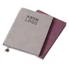 Cuadernos con Logo Personalizado, Piel de Oveja, Cuadernos de Reuniones de Oficina de Negocios de Gama Alta, Cuadernos Hechos a Medida