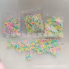 Bolsa Pequeña de Partículas de Espuma Bolas de Espuma Color Macarrón Relleno para Slime DIY Material de Relleno Caja de Regalo Tratamiento Perlado