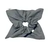 Material de Tela para Traje Color Block Gris Azul Estilo Coreano Cuerda para el Cabello Retro Versátil Scrunchie Pañuelo Cuadrado Cuerda para el Cabello Accesorio para Cola de Caballo Adorno para el Cabello de Mujer