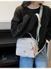 Bolsa Transversal Grande Capacidade Transfronteiriça Feminina Nova Tendência Simples Multifuncional Pequena Quadrada para Trabalho Casual Ombro