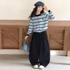 Conjunto de Ropa de Principios de Primavera para Niñas 2026 Nuevo Estilo Conjunto de Cárdigan de Punto Estilo Universitario Primavera-Otoño para Niños Mayores