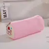 Estuche para Lápices de Cachorro de Pastel de Fresa Muy Atractivo Caja de Papelería de Dibujos Animados Lindos Bolsa de Almacenamiento de Gran Capacidad Bolsa de Papelería de Malla