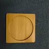 Porta-copos de Madeira Criativo Gravação a Laser de Logotipo Tapete Fixo de Isolamento Térmico Porta-copos para Cerimônia do Chá Tapete para Chá Suporte de Madeira para Chá Estilo Japonês