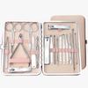 Herramientas de Arte de Uñas Qiao Fenwen Cortauñas Set de 18 Piezas Manicura Grado de Belleza Cortauñas Set de Pedicura Modelado