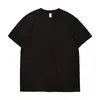 Camiseta de Algodón Manga Corta para Hombre Verano Transpirable Cuello Redondo Camiseta Deportiva Exterior Color Sólido Ropa de Trabajo Comercio Exterior Mayorista