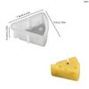 Molde de Silicone para Queijo Queijo Alimentos DIY Redondo Triângulo Quadrado Molde para Bolo Vela Sabão Artesanal Molde de Cola