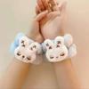 Pulsera para lavado facial de conejo, caricatura para lavado, puño antigoteo y antihumedad, pulsera linda, pulsera impermeable, banda para el cabello absorbente