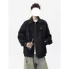 Chaqueta de cuero tie-dye estilo americano, nuevo modelo primavera/otoño, elegante y genial, con cuello de solapa, chaqueta de motociclista, moderna, versátil, holgada y casual