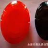 Nuevo tapón de inspección ovalado de plástico ABS transparente con mango tapón de sellado brillante color champán tapón de vino