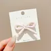 Pinzas laterales estilo dopamina con un toque de alta gama, pinzas delicadas con flecos para niñas, pasadores dulces, pinzas de cocodrilo a la moda