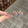 Presilha de Cabelo de Cristal de Design Exclusivo de Alta Qualidade, Presilha para Franja Lateral, Acessório Diário Doce e Delicado, Presilha Bico de Pato Acessório de Cabelo