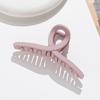 Nueva pinza para el cabello de niña de Corea del Sur, elegante pinza de agarre simple, pinza para el cabello de resina esmerilada cruzada, pinza de lavado mediano, venta al por mayor