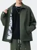 Chaqueta de Estilo Nuevo Transfronteriza para Hombre, Lujo Ligero de Gama Alta con Solapa, Chaqueta Casual Holgada de Talla Grande para Hombre