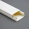 30*15 Canaleta de PVC Engrosada Venta Directa Montaje en Pared Cuadrada Ignífuga Caja de Red de Cables Plástica Canaleta Cuadrada