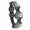 Venta Directa del Fabricante de Accesorios Más Vendidos Transfronterizos Pulsera de Cuero de Vaca Calavera Retro Estilo Europeo y Americano Hip-Hop Joyería para Hombre Venta al por Mayor