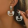Europa y Estados Unidos comercio electrónico transfronterizo nuevos pendientes de mujer populares AliExpress explosiones moda retro pendientes creativos para damas