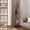 Cabideiro de Madeira Maciça, de Chão, para Uso Doméstico, Sala de Estar, Suporte para Bolsas, Quarto, Escritório, Cabideiro Simples, Cabideiro de Chão para Dormitório