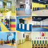 Clavado Jardín de Niños Taekwondo Pilar de Pared Bolsa Suave Anticolisión Habitación Infantil Cabecera Tatami Kang Colchoneta de Pared