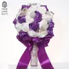 Flor Morada pequeño diamantes de imitación Amazon suministro caliente ramo simulación nupcial ramo de diamantes de imitación regalo boutique