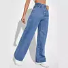 Loja Independente Verão 2026 Feminino Mais Vendido Para Ir ao Trabalho Diário Versátil Jeans da Moda Calças Cor Sólida Tendência Atacado