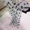 Venta Directa de Fábrica Malla Flocado Malla Americana Hilo de Fondo Punto Flor Corazón Decoración Artesanal Accesorios para Ropa de Niñas
