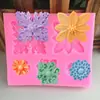 Molde de Silicona en Relieve con Totem de Flores y Enredadera de Flores Retro Europeo DIY Molde para Caramelo y Pastel de Caramelo Plegado a Mano Herramienta para Plegar Caramelo