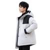 Jaqueta de Penugem de Pato Branco 90% Masculina Inverno Quente à Prova de Vento para Exterior Jaqueta Grossa de Penugem de Pato Branco Masculina Penugem Masculina