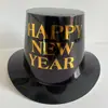 Accesorios para fiesta de Año Nuevo sombrero bombín con lentejuelas diadema de dragón soplando cuerno diadema ambiente accesorios de decoración del lugar