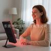 Lámpara de Terapia Infrarroja, Lámpara Calefactora de Luz Roja Infrarroja Lejana, Soporte Portátil, Lámpara LED de Escritorio para Belleza, 200W Infrarroja