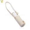 Funda de cuero para botella de spray de alcohol antiepidémico en stock, bolsa colgante portátil para exteriores para botella de spray desinfectante, suministros antiepidémicos