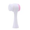 Cepillo Limpiador Facial de Silicona 3D Cepillo Limpiador Facial Manual Instrumento Limpiador Facial Cepillo Limpiador de Cerdas Suaves Cepillo Masajeador de Doble Cara Limpieza Profunda