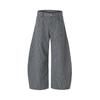 Jiamu Calle Principal Americana Pantalones Casuales Holgados Rayados Tipo Hoz Unisex Pierna Ancha Suelta Silueta Neutra Pantalones Caídos