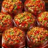 Precio al por mayorSalsa de Pimiento Picado Doble Verde y Rojo Picante y Sabrosa para Arroz y Fideos Embotellada Picante Apetitosa Uso Doméstico Salsa de Chile