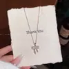 Colar de Laço Totalmente Cravejado Ultra Brilhante da Moda para Mulheres, Corrente de Clavícula Doce Versátil de Luxo Leve Exquisita, Acessório Minimalista de Nicho