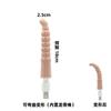 Cañón especial quilla pene de simulación flexible cañón de tres orificios interfaz accesorios cabeza de cañón Caron juguetes sexuales