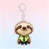 Chaveiro Plano Zootopia Judy Nick Dopamina Presente Pingente de Acrílico Casamento Aniversário